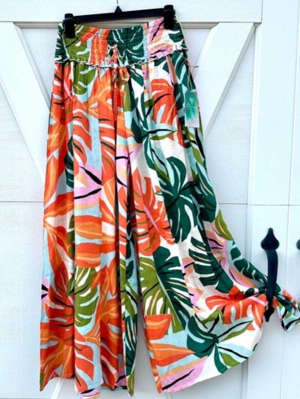 True Destinations 100% Rayon Palazzo Pants Size XL - Picture 2 of 7